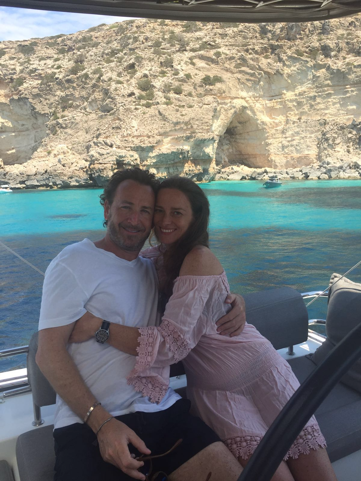 Diami and Olivier in Ibiza
